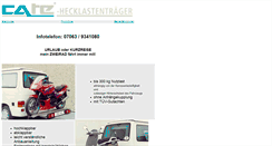 Desktop Screenshot of cate-vertrieb.de