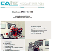 Tablet Screenshot of cate-vertrieb.de